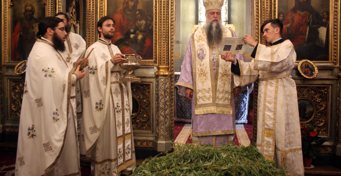 Duminica Floriilor la Catedrala Arhiepiscopală